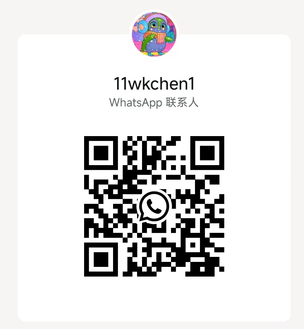 Scan to chat on WhatsApp — 11wkchen1