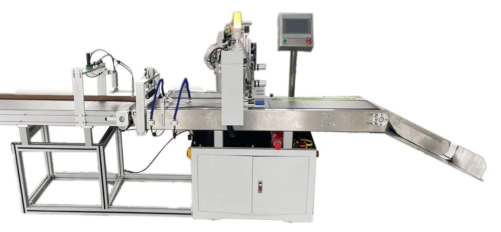 Inline Conveyor Tape Applicator — Inline conveyor tape applicator
