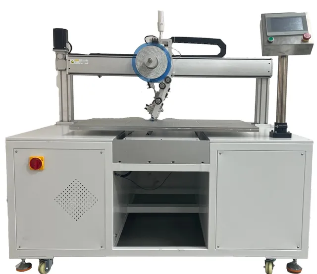 Floor-Standing 2-Axis Tape Applicator — Floor-standing 2-axis tape applicator