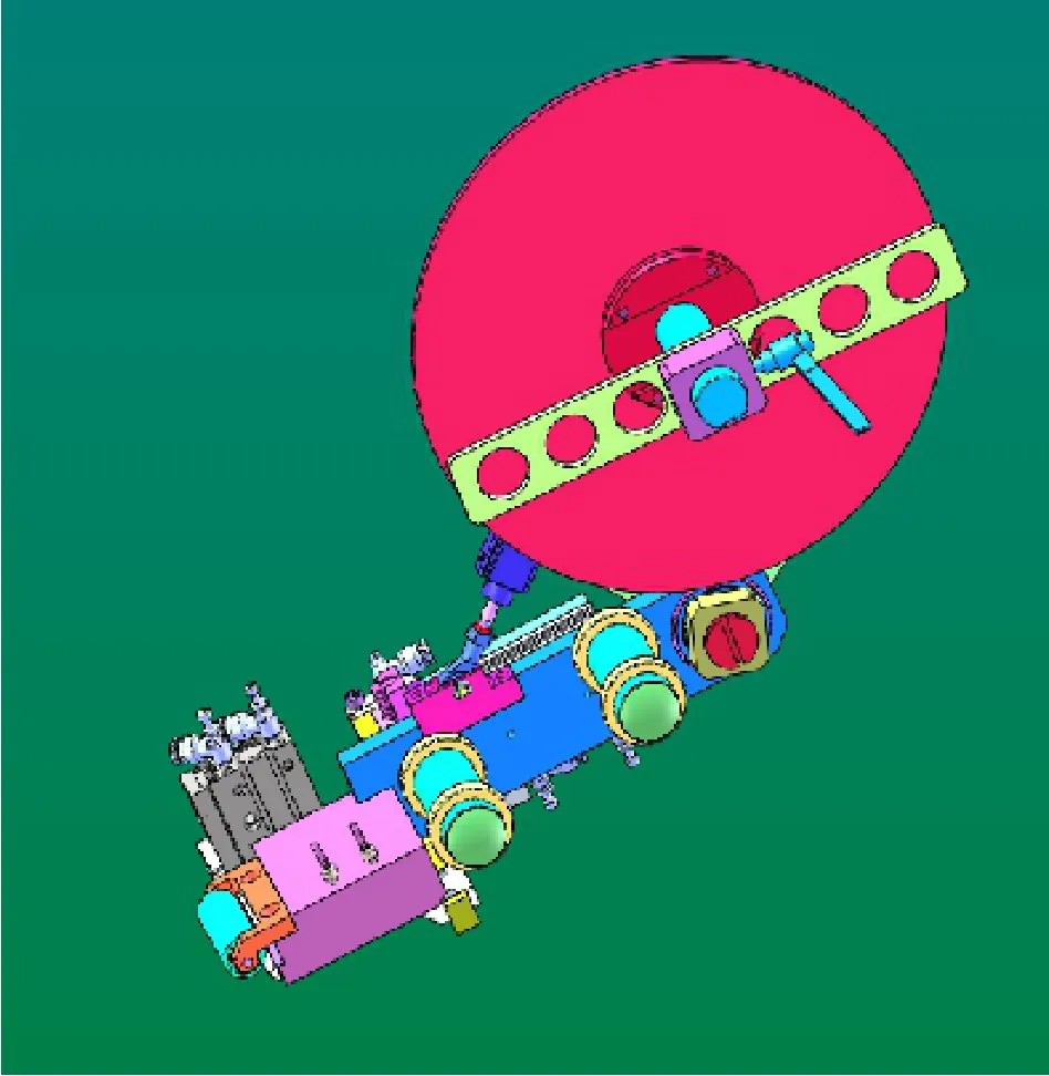 Tape Applicator Heads: Liner-Peeling, Non-Peeling and Waste-Rewinding — Non-peeling tape head (3D model)